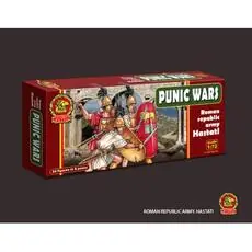 Punische Kriege. Römische Republikarmee. Hastati im Maßstab 1:72