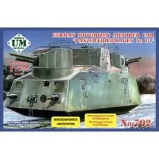 Panzertribwagen No.17 German motorized armored car in 1:72