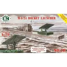 M-8-24 Rocket launcher with printed parts in 1:72