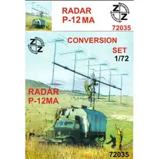 P-12MA Radar (Umbausatz für ICM72541 Bausatz) im Maßstab 1:72 P-12MA Radar (Umbausatz für ICM72541 Bausatz) im Maßstab 1:72