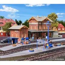 Deko-Set Rund um den Bahnsteig