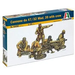 1:35 IT Geschütz v. 47/32 Mod.39 m. Crew