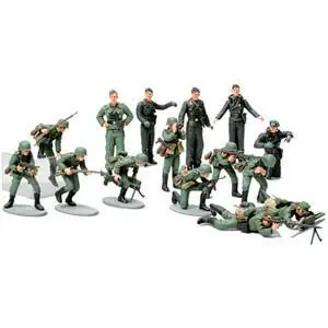 1:48 WWII Figuren-Set Dt.Infanterie (15)