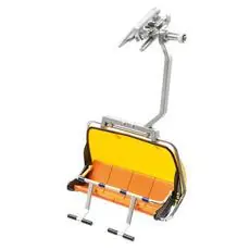4er Sessel orange Bubble orange