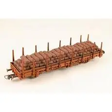Säckeladung für Flachwagen