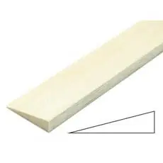 Balsa Endleiste asymetrisch 10x35x1000 mm (VE=2St.)