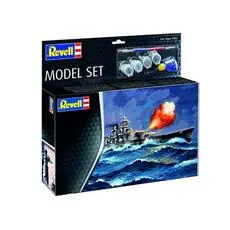 Model Set Battleship Gneisenau