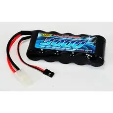 6V/3000mAh NiMH Empfängerakku TAM/JR