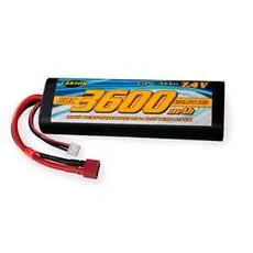7,4V/3600mAh 60C LiPO Ra.Akku T-Pl. HC R