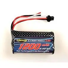 7,4V/1200mAh LiION Akku : 404219/20 JST