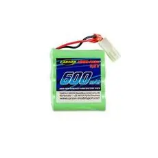 9,6V/600mAh NiMH Akku : 404190/91 Mini T