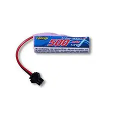 3,7V/500mAh Li-Ion Akku:108053 JST Steck