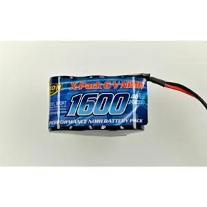 6V/1600mAh NiMH Empfängerakku Hump JR
