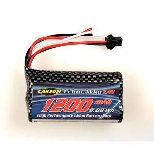 7,4V/1200mAh LiION Akku : 404219/20 JST