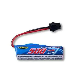 3,7V/500mAh Li-Ion: 500404280/81 JST