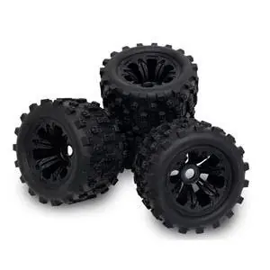 1:8 Räder Set (4) schwarz KOD