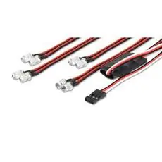 LED Licht-Set 4+4 über Radio