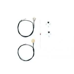 1:14 LED-Platine Angel Eyes weiß 7,2/12V