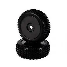 1:8 Reifen-/Felgenset Dish, schwarz 2St.