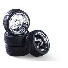 1:10 Räderset (4) Design 6 Sp.chrom 26mm