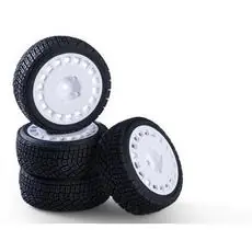 1:10 Räderset(4) Rally Design1 weiß 26mm