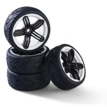 1:10 Räderset (4) 6S Style schw.26mm+3mm