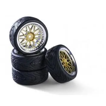 1:10 Räderset(4) Y-Design1 gold/chr.26mm