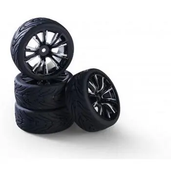 1:10 Räderset(4) M-Design silb/schw.26mm