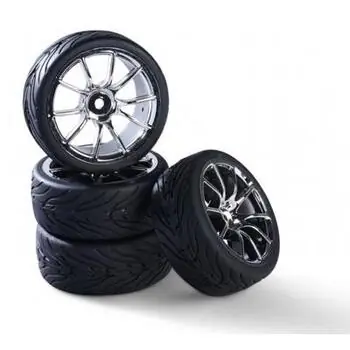 1:10 Räderset (4) Design 10Sp.chrom 26mm