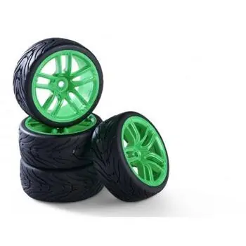 1:10 Räderset (4) 10 Sp. grün 26mm+3mm