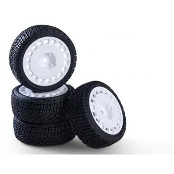 1:10 Räderset(4) Rally Design1 weiß 26mm