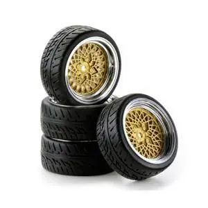 1:10 SC-Räder Classic Style ch/gold (4)