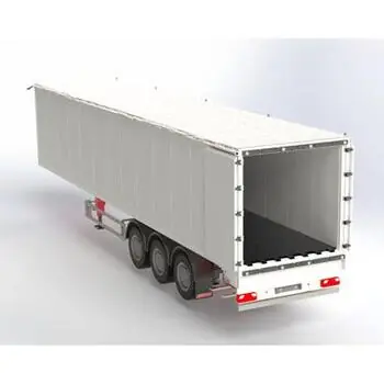 1:14 3-Achs Kofferauflieger m.Schubboden