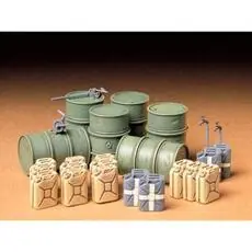 1:35 Diorama-Set Dt. Fässer&Kanister