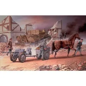 1:35 Horse-Drawn 2,8cm sPzB41 AT Gun&IF8