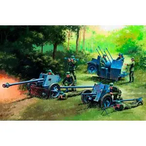 1:72 German Guns Set: PAK35-PAK40-FLAK38