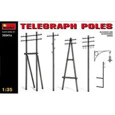 1:35 Telegraphenmasten Holz
