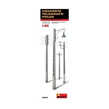1:35 Telepraghenmasten Beton