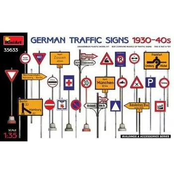 1:35 Deutsche Verkehrszeichen 1930-40