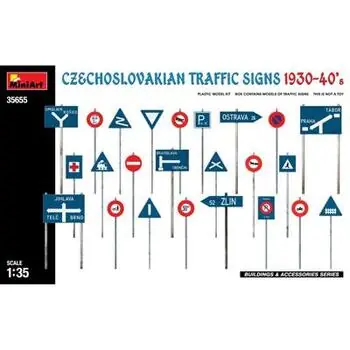 1:35 Verkehrsschilder Tschecheslo. 30-40