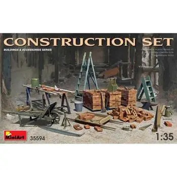 1:35 Baustellen-Set m. Zubehör