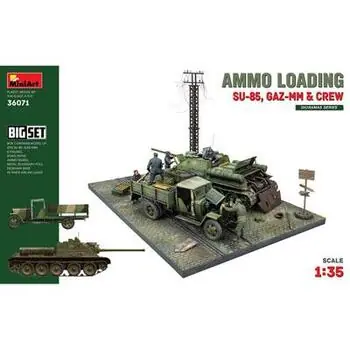 1:35 SU-85 und GAZ-MM mit Crew Big Set