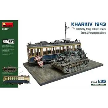 1:35 Big-Set Kharkiv\'43 Tram/StuGIII/Fi.