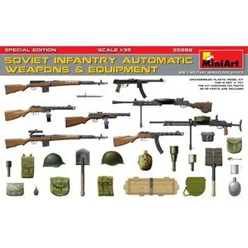1:35 Sov. Infant. Waffen-/Zubehör-Set SE