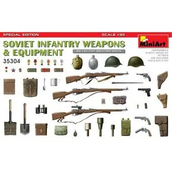 1:35 Sov. Infanterie Waffen-/Zubehör SE