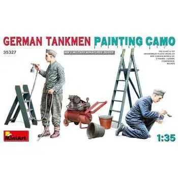 1:35 Fig. Dt. Pz-Besatzung (2) lackiert