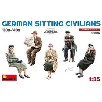 1:35 Fig. Dt. Zivilisten sitzen. 1930-40