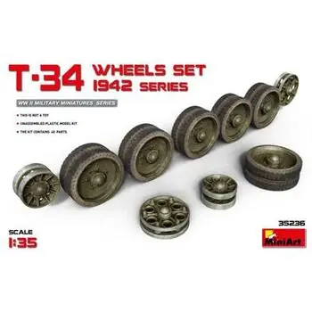 1:35 Laufrollen-Set T-34 Serie 1942