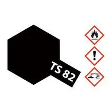 TS-82 Gummi-Schwarz matt 100ml