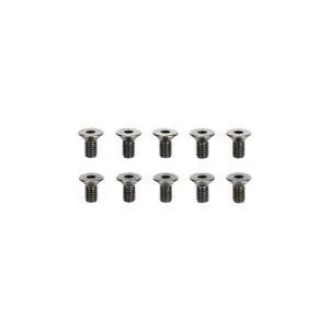 3x6mm 6-Kant-Senkkopf Schraube Stahl(10)